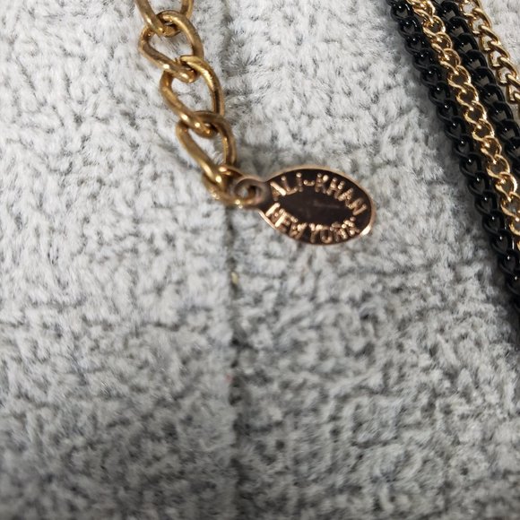 ** FINAL PRICE ** Geometric Ivory faux stone/bead multi link necklace - Picture 5 of 7